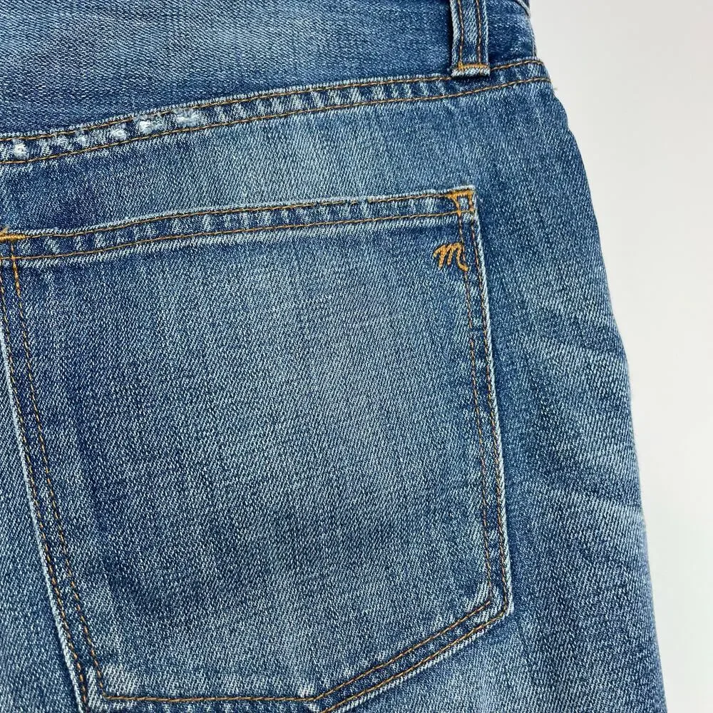 Madewell distressed denim short shorts women's size 28